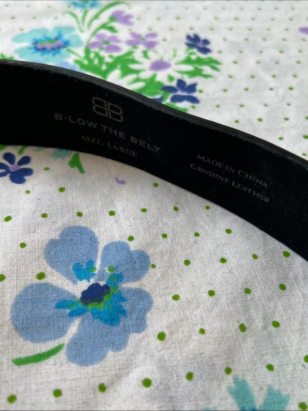 B-Low The Belt: Black/Gold Bri Bri Belt - Large - Picture 3 of 10
